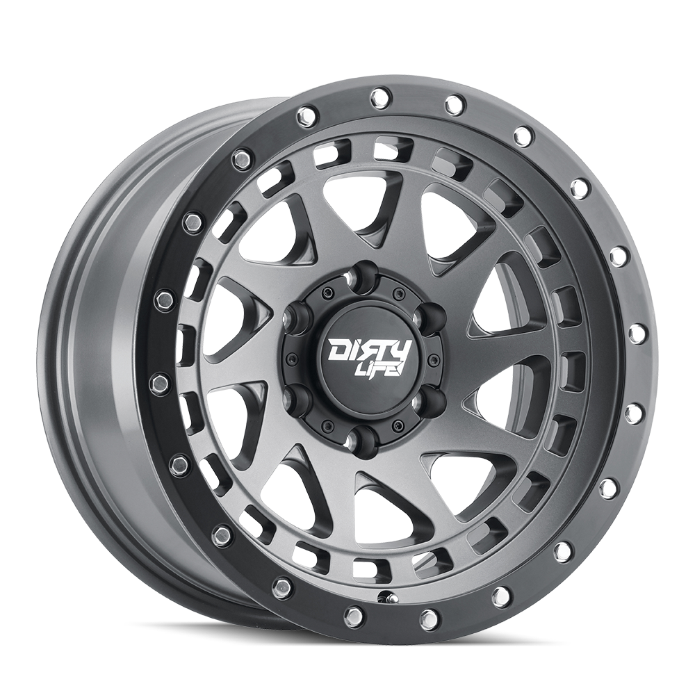Dirty Life Race Wheels Enigma Pro 9311 Satin Graphite 17X9