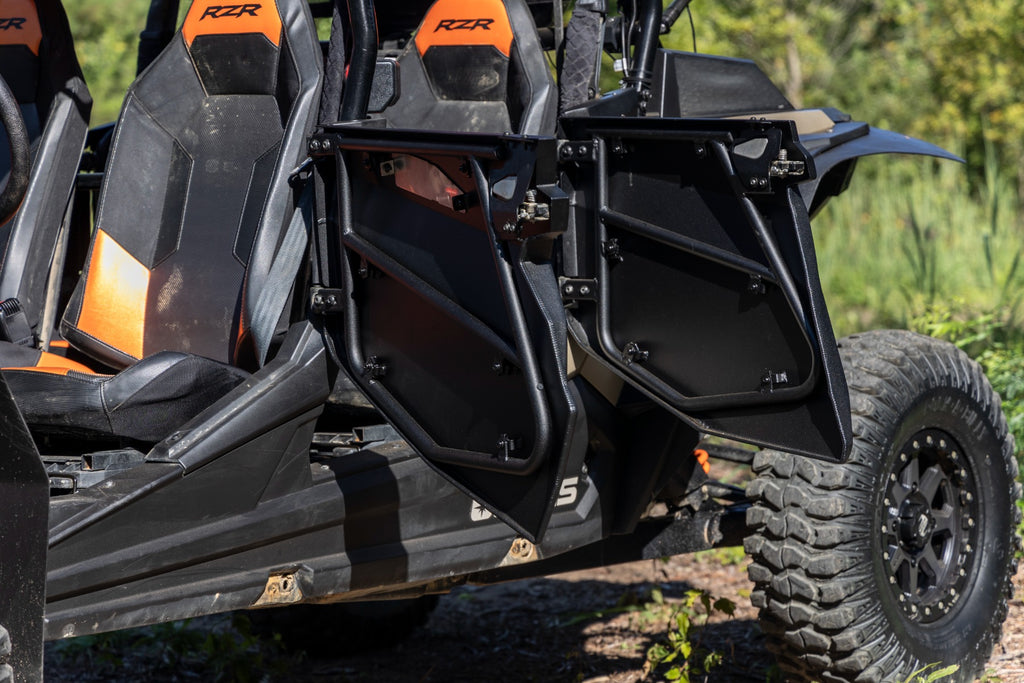 Aluminum Lower Half Doors Rear Polaris RZR XP 4 1000/RZR XP 4 Turbo S Rough Country