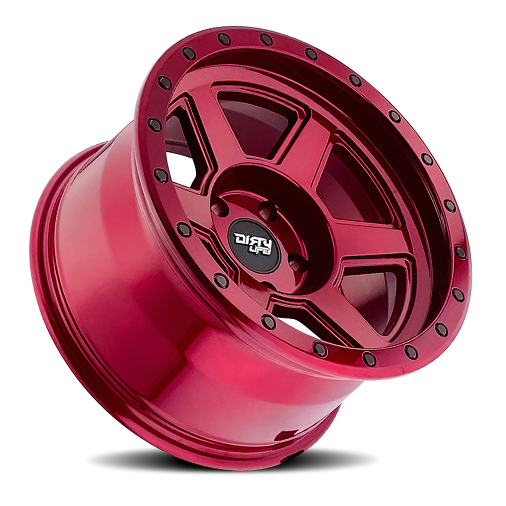 Dirty Life Race Wheels Compound 9315 Crimson Candy Red 20X10