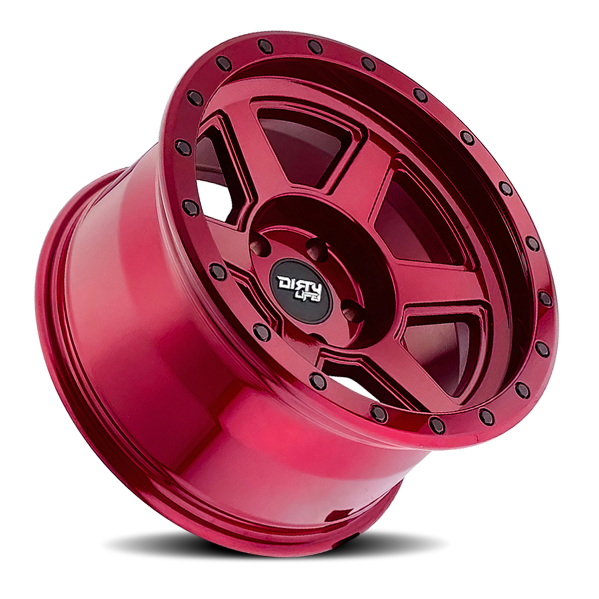 Dirty Life Race Wheels Compound 9315 Crimson Candy Red 20X9