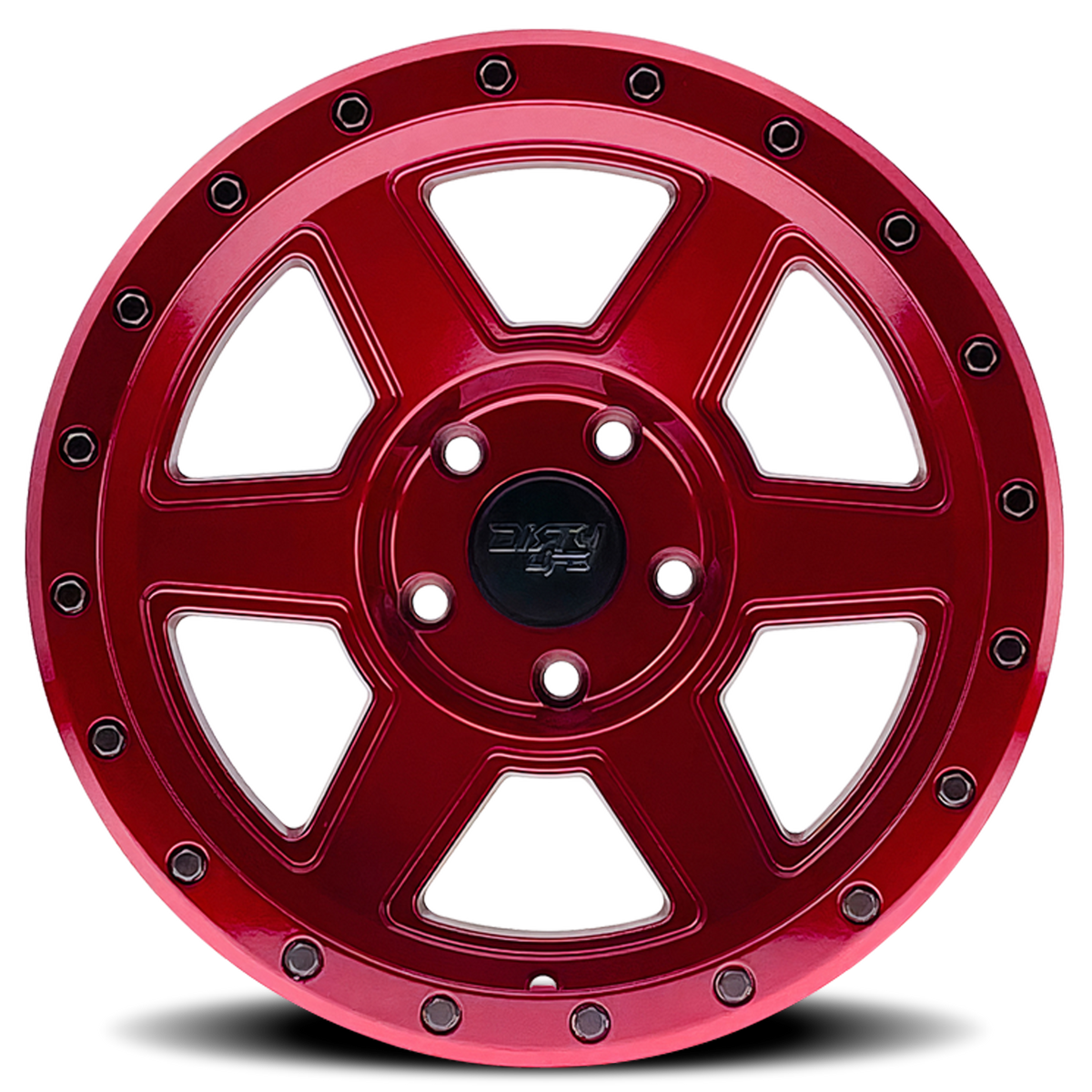 Dirty Life Race Wheels Compound 9315 Crimson Candy Red 20X9