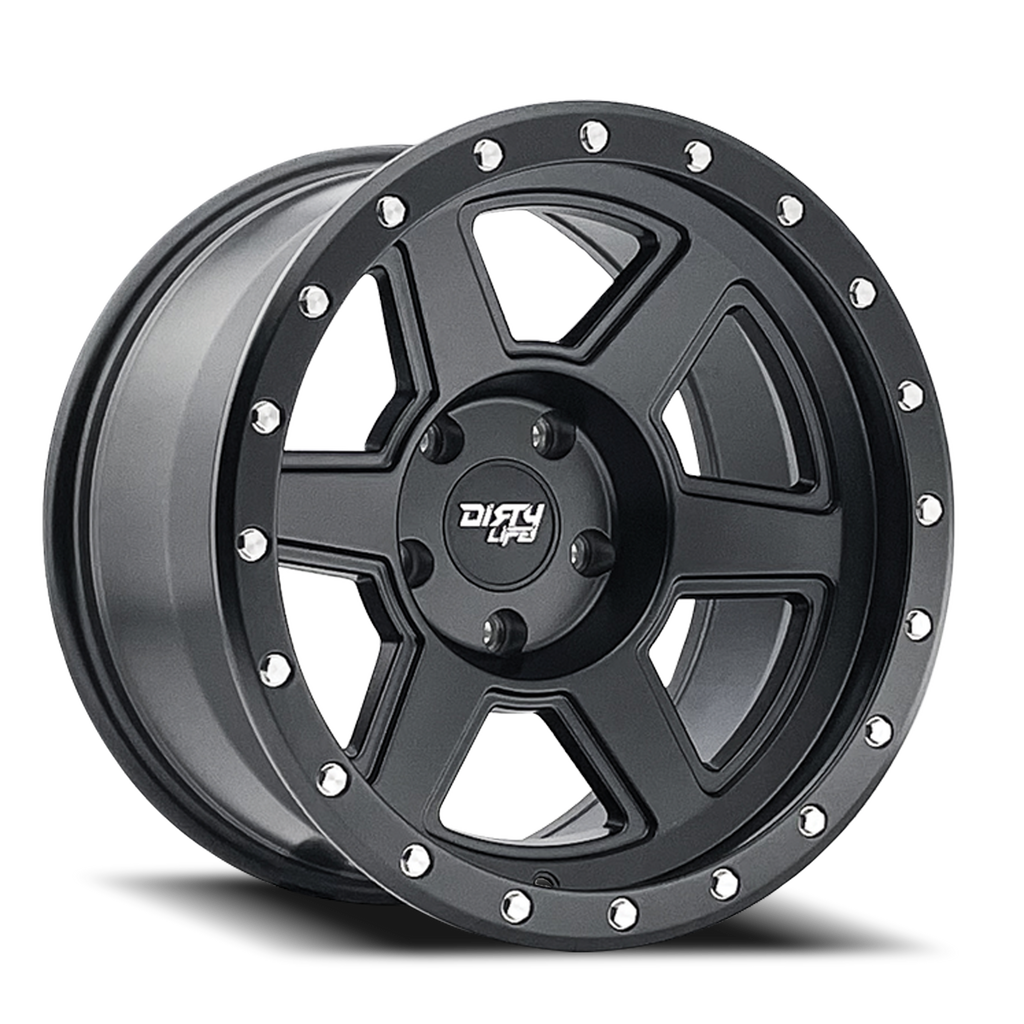 Dirty Life Race Wheels Compound 9315 Matte Black 17X9