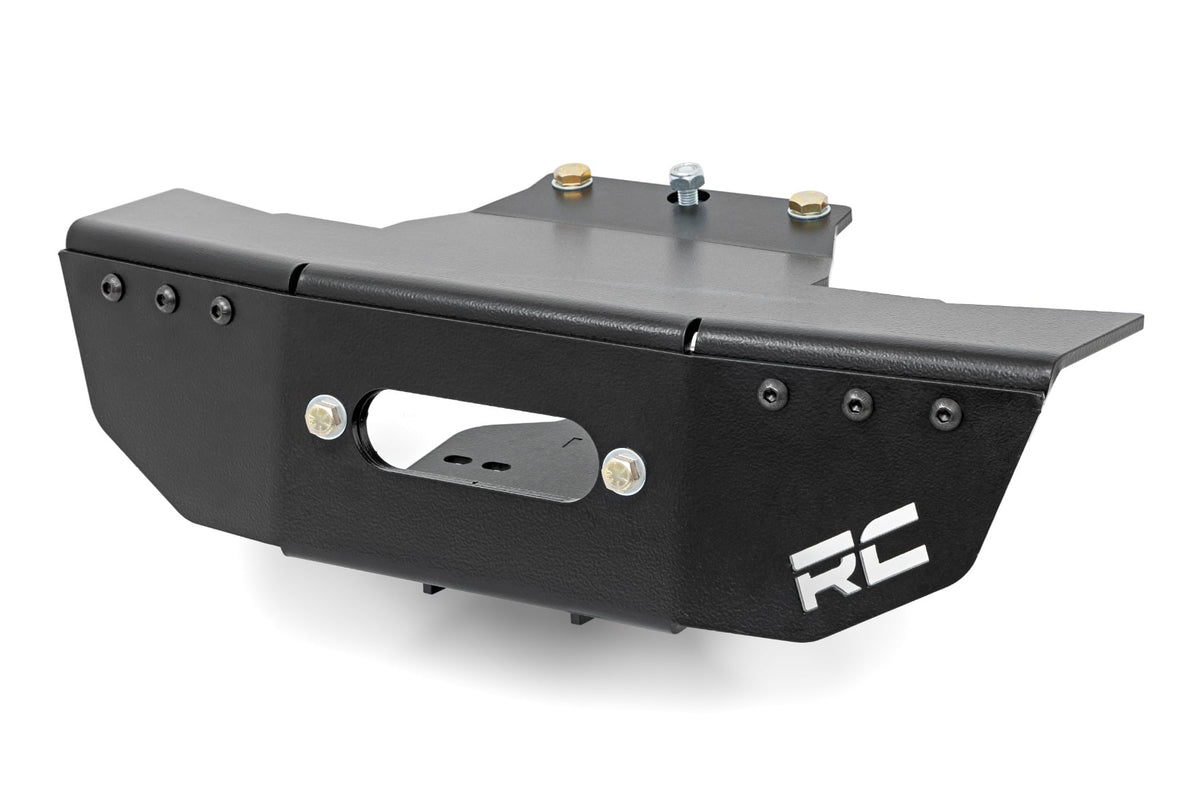 Winch Mount w/ 4500lb Winch Polaris RZR Turbo S4 Rough Country