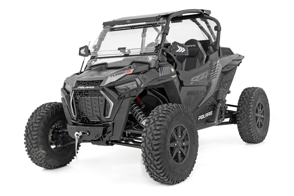 Winch Mount w/ 4500lb Winch Polaris RZR Turbo S4 Rough Country