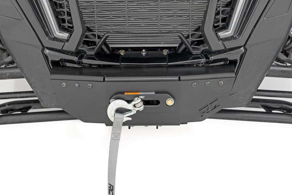 Winch Mount w/ 4500lb Winch Polaris RZR Turbo S4 Rough Country