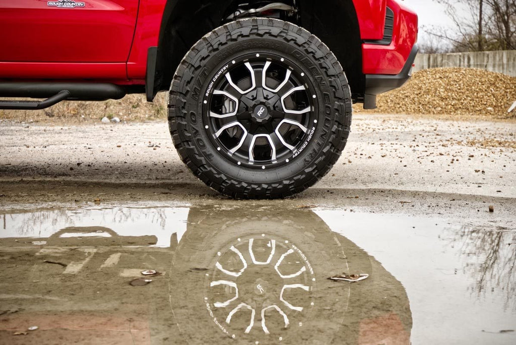 93 Series Wheel One-Piece Machined Black 20x10 Rough Country
