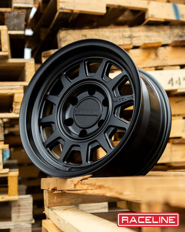 Raceline 952B Aero 17x8.5in / 6x139.7 BP / 0mm Offset / 106.1mm Bore - Satin Black Wheel