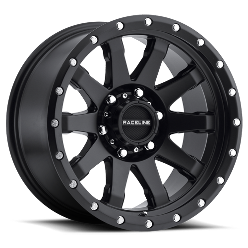 Aluminum Wheels 20x10 Clutch 934B Black Multi Spoke -19 Offset 6 on 135 Bolt Pattern 87.1 Bore Raceline