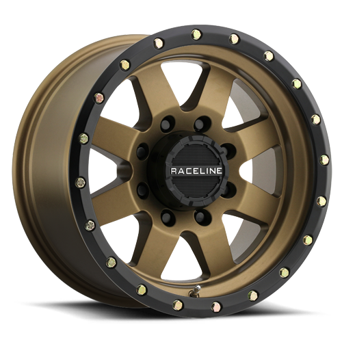 Aluminum Wheels 17x9 Defender 935BZ Bronze Multi Spoke -12 Offset 6 on 139.7 Bolt Pattern 107.95 Bore Raceline