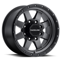 Aluminum Wheels 17x9 Defender 935G Gunmetal Gray Multi Spoke -12 Offset 8 on 165.1 Bolt Pattern 130.81 Bore Raceline