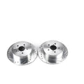 Power Stop 05-09 Subaru Legacy Rear Evolution Drilled & Slotted Rotors - Pair