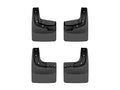 WeatherTech 2024 Ford Ranger (No Raptor) No Drill Front & Rear MudFlaps - Black