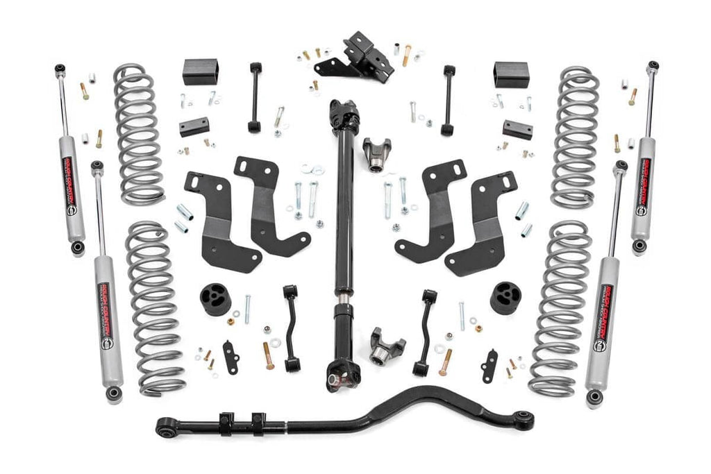 3.5 Inch Lift Kit C/A Drop Front D/S Jeep Wrangler JL 4WD (2024-2026) Rough Country