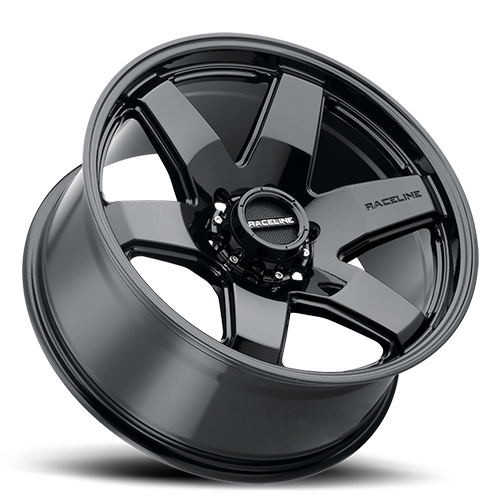 Aluminum Wheels 18x8 Addict 942B Gloss Black Multi Spoke 35 Offset 6 on 139.7 Bolt Pattern 106.1 Bore Raceline