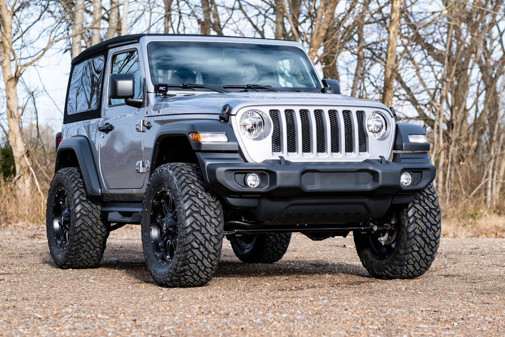 3.5 Inch Lift Kit C/A Drop FR D/S M1 Jeep Wrangler JL 4WD (2024-2026) Rough Country