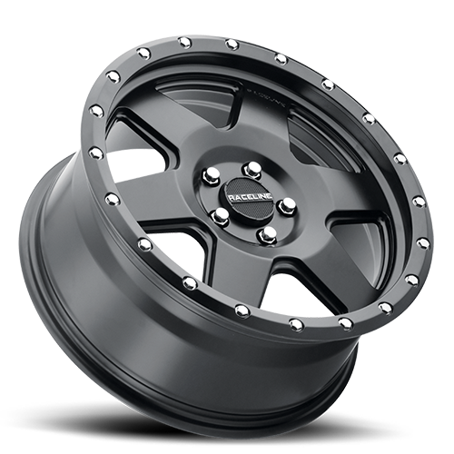 Aluminum Wheels 17x9 Boost 946B Satin Black Raceline Wheels