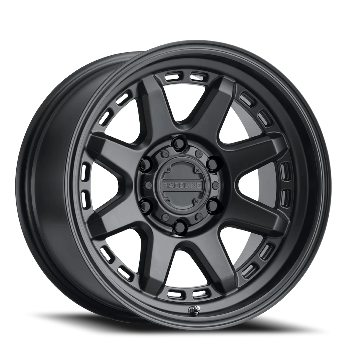 Aluminum Wheels 18x9 Scout 947B Satin Black 18 Offset 6 on 135 Bolt Pattern 87.1 Bore Raceline