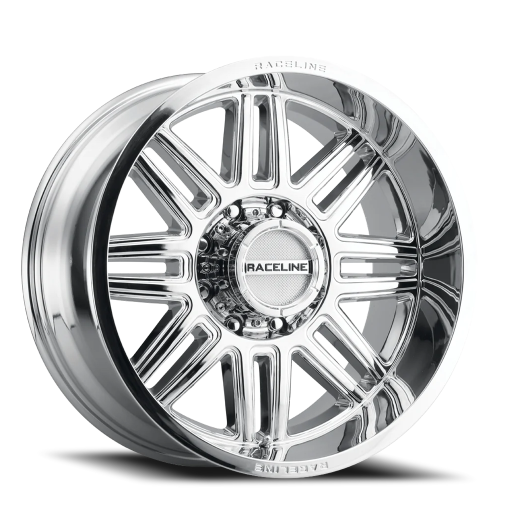 Aluminum Wheels 20x12 Split 948C Chrome -44 Offset 8 on 170 Bolt Pattern 125.2 Bore Raceline