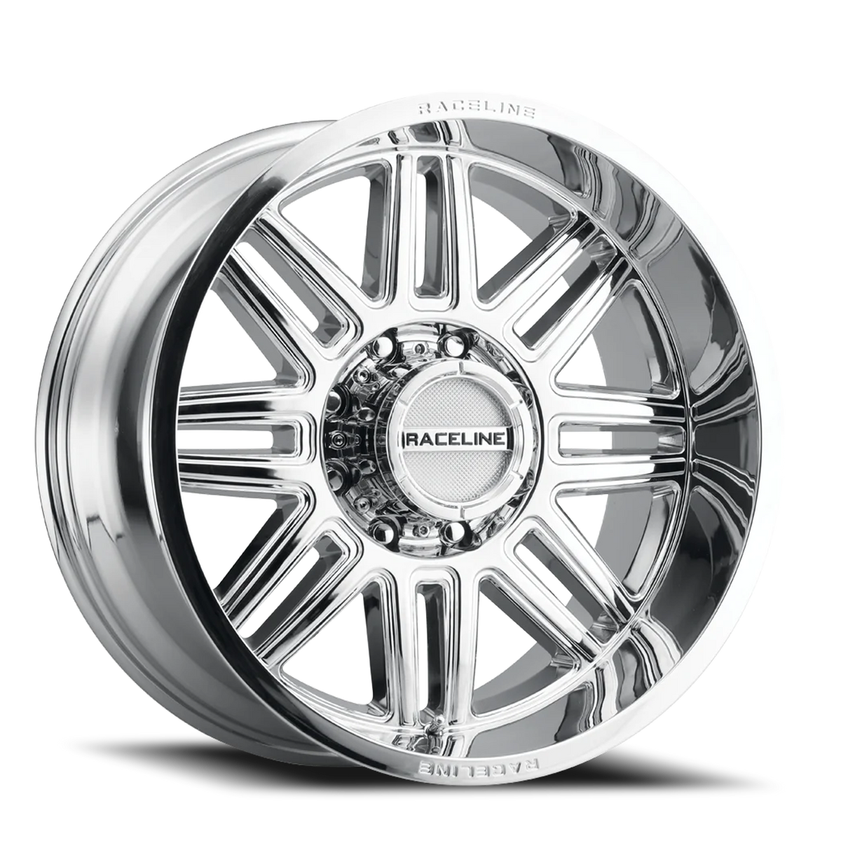 Aluminum Wheels 17x8.5 Split 948C Chrome 0 Offset 5 on 127 Bolt Pattern 78.1 Bore Raceline