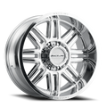 Aluminum Wheels 18x9 Split 948C Chrome -12 Offset 8 on 180 Bolt Pattern 124.2 Bore Raceline