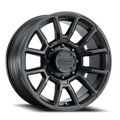 Aluminum Wheels 20x10 Gauge 950B Satin Black Multi Spoke -19 Offset 8 on 180 Bolt Pattern 124.2 Bore Raceline