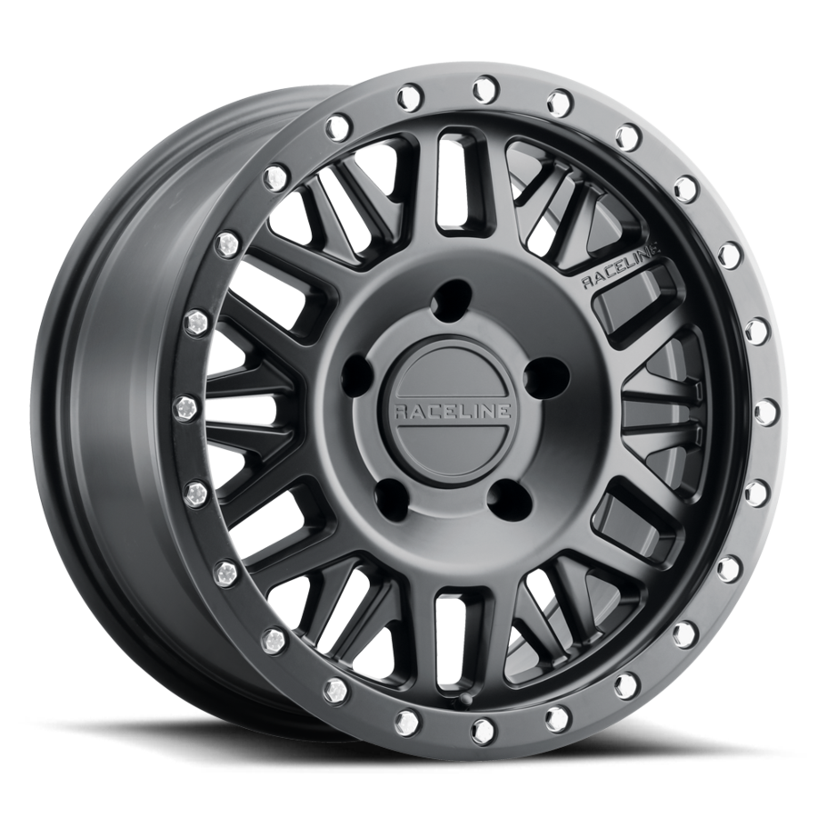 Aluminum Wheels 16x8 Ryno 951B Satin Black 0 Offset 5 on 127 Bolt Pattern 78.1 Bore Raceline