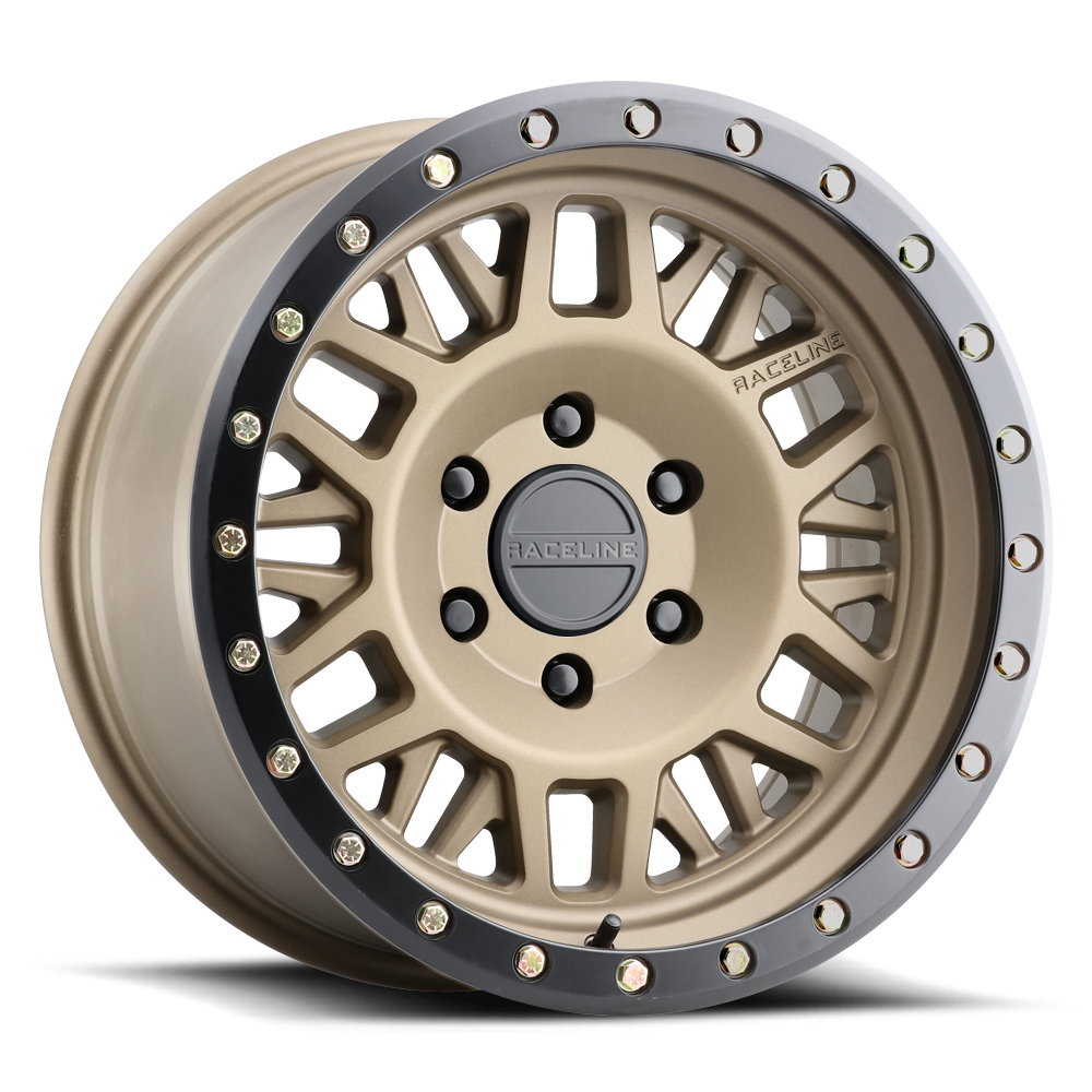 Aluminum Wheels 17x9 Ryno 951BZ Textured Bronze Gold -12 Offset 8 on 180 Bolt Pattern 124.2 Bore Raceline