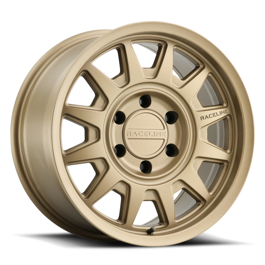 Aluminum Wheels 17x8.5 Aero HD 952BZ Satin Bronze Gold 0 Offset 5 on 150 Bolt Pattern 110.5 Bore Raceline