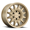 Aluminum Wheels 17x9 Aero HD 952BZ Satin Bronze Gold -12 Offset 5 on 139.7 Bolt Pattern 106.5 Bore Raceline