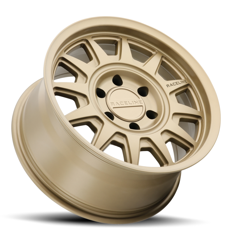 Aluminum Wheels 17x9 Aero HD 952BZ Satin Bronze Gold -12 Offset 6 on 139.7 Bolt Pattern 106.1 Bore Raceline