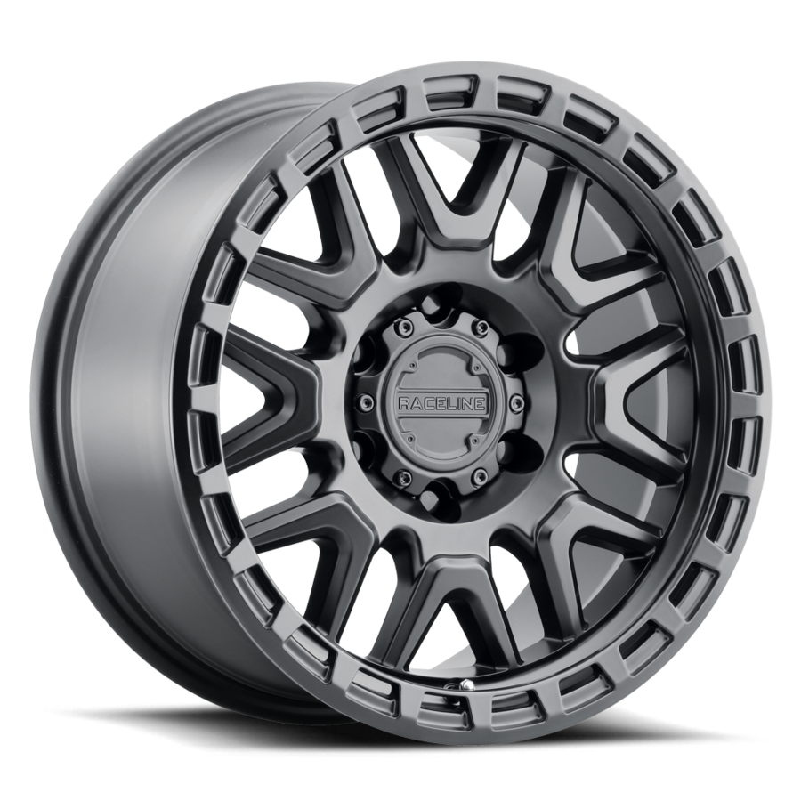 Aluminum Wheels 18x9 Krank 953B Satin Black -12 Offset 8 on 170 Bolt Pattern 125.2 Bore Raceline