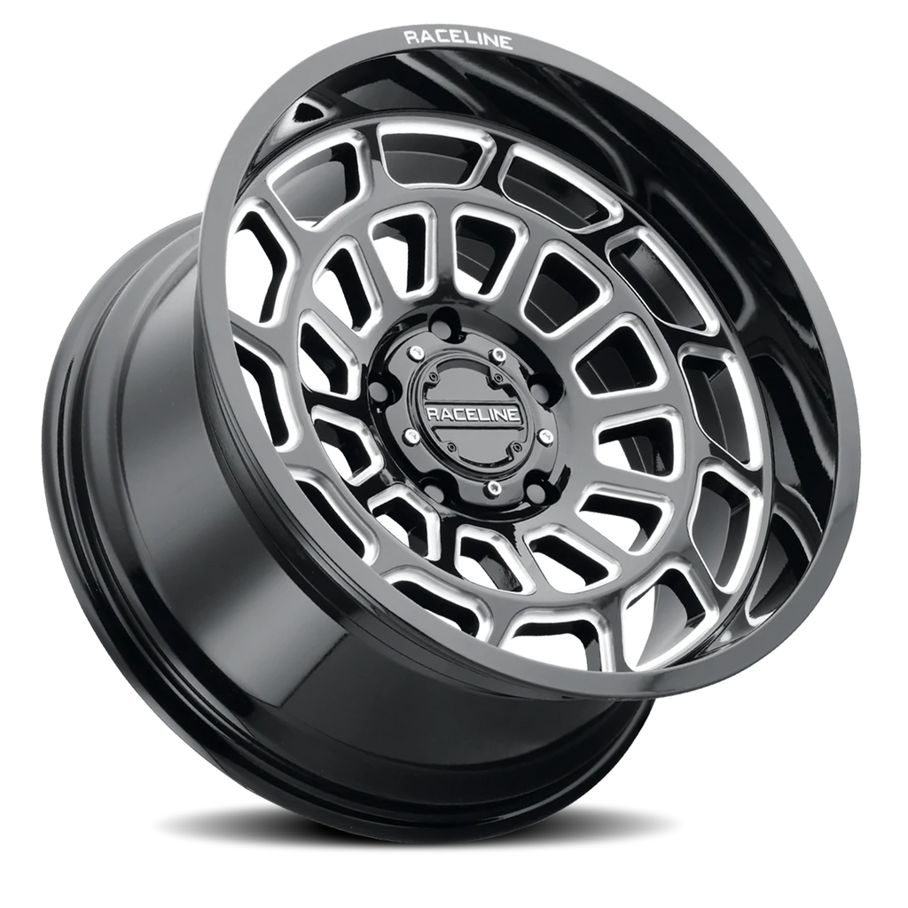 Aluminum Wheels 20x10 Warp 955M Milled Gloss Black -19 Offset 8 on 165.1 Bolt Pattern 125.2 Bore Raceline