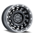 Aluminum Wheels 18x9 Halo 957BS Satin Black Silver Ring 18 Offset 5 on 150 Bolt Pattern 110.3 Bore Raceline