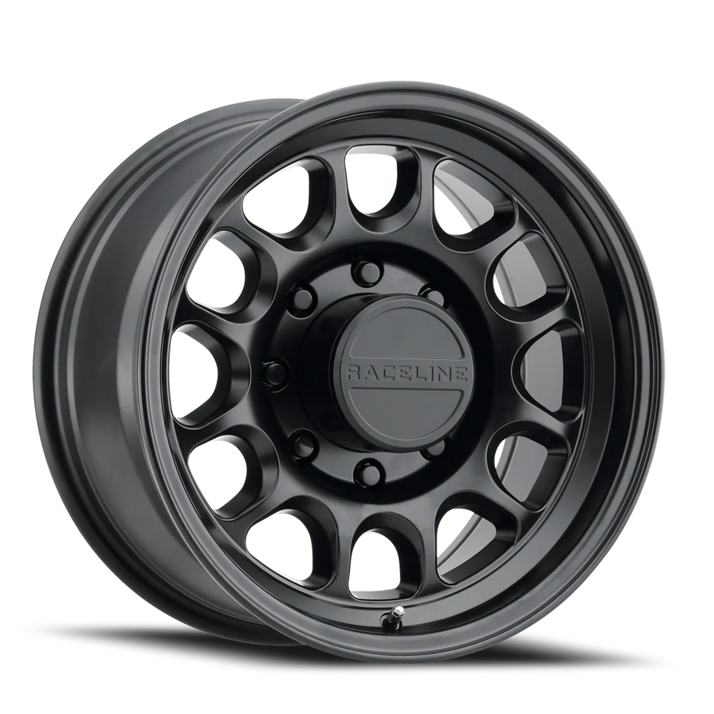 Aluminum Wheels 18x9 Rogue 958B Satin Black 18 Offset 8 on 180 Bolt Pattern 130.81 Bore Raceline