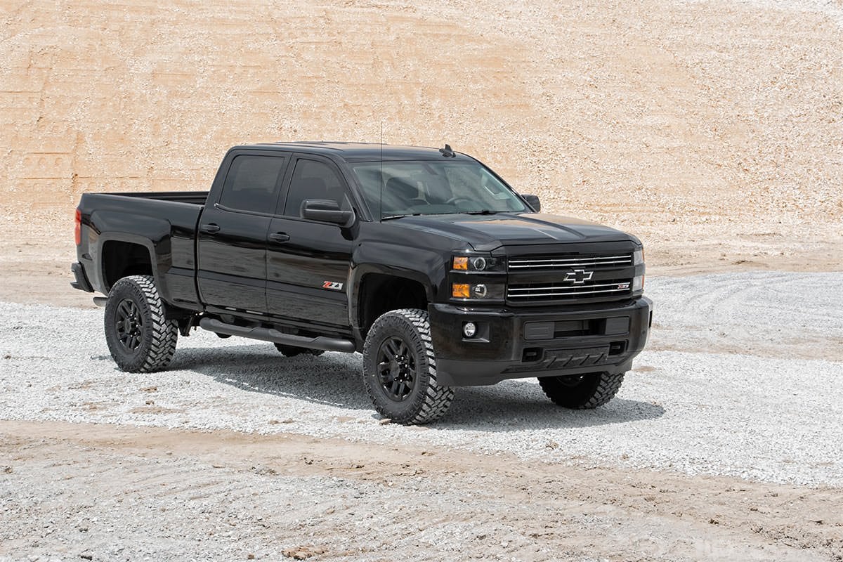 3.5 Inch Lift Kit V2 Red Silverado/Sierra 2500HD/3500HD (11-19) Rough Country