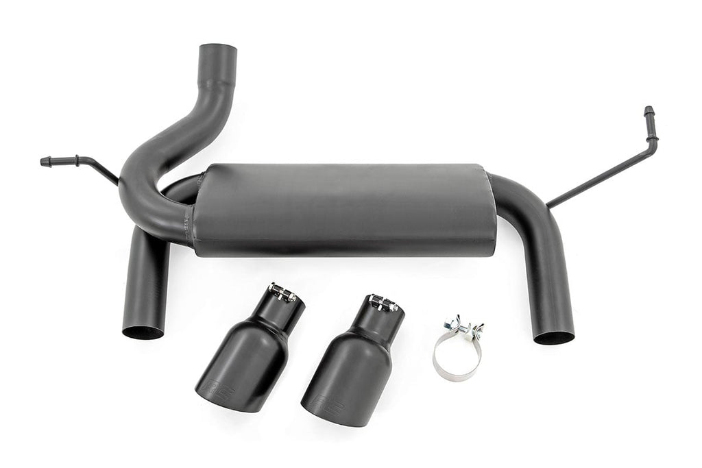 Performance Exhaust Dual Outlet Jeep Wrangler JK/Wrangler Unlimited (07-18) Rough Country