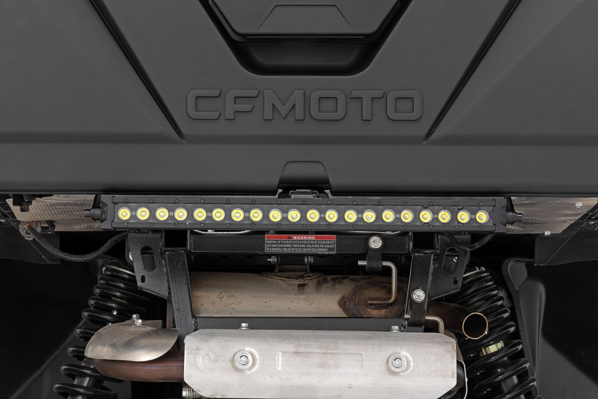 LED Light Kit Under Bed Mount 20 Inch Black Single Row CFMOTO UFORCE 1000 Rough Country