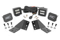 LED Light Kit Rear Mount 2 Inch Black Pair CFMOTO UFORCE U10 Pro Rough Country