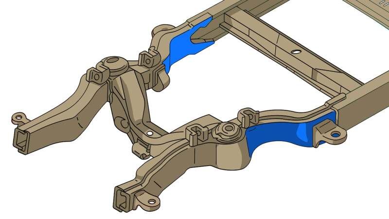 Rust Buster Front Frame Section Left Side