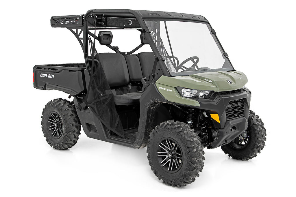 Cargo Rack Dual 2 Inch Black LED Pairs Flush Mount Can-Am Defender HD 5/HD 8/HD 9/HD 10 Rough Country