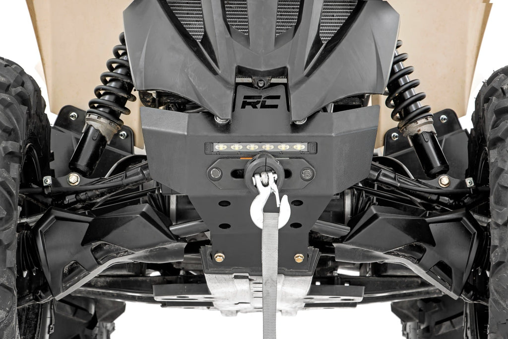 Winch Bumper 4500-Lb Winch Synthetic Rope Can-Am Renegade 1000/Renegade 500 Rough Country