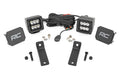 LED Light Kit Rear Mount 2 Inch Black Pair Flood Can-Am Maverick Sport 1000R Rough Country