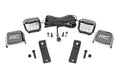 LED Light Kit Rear Mount 2 Inch Chrome Pair Wide Angle Can-Am Maverick Sport 1000R Rough Country