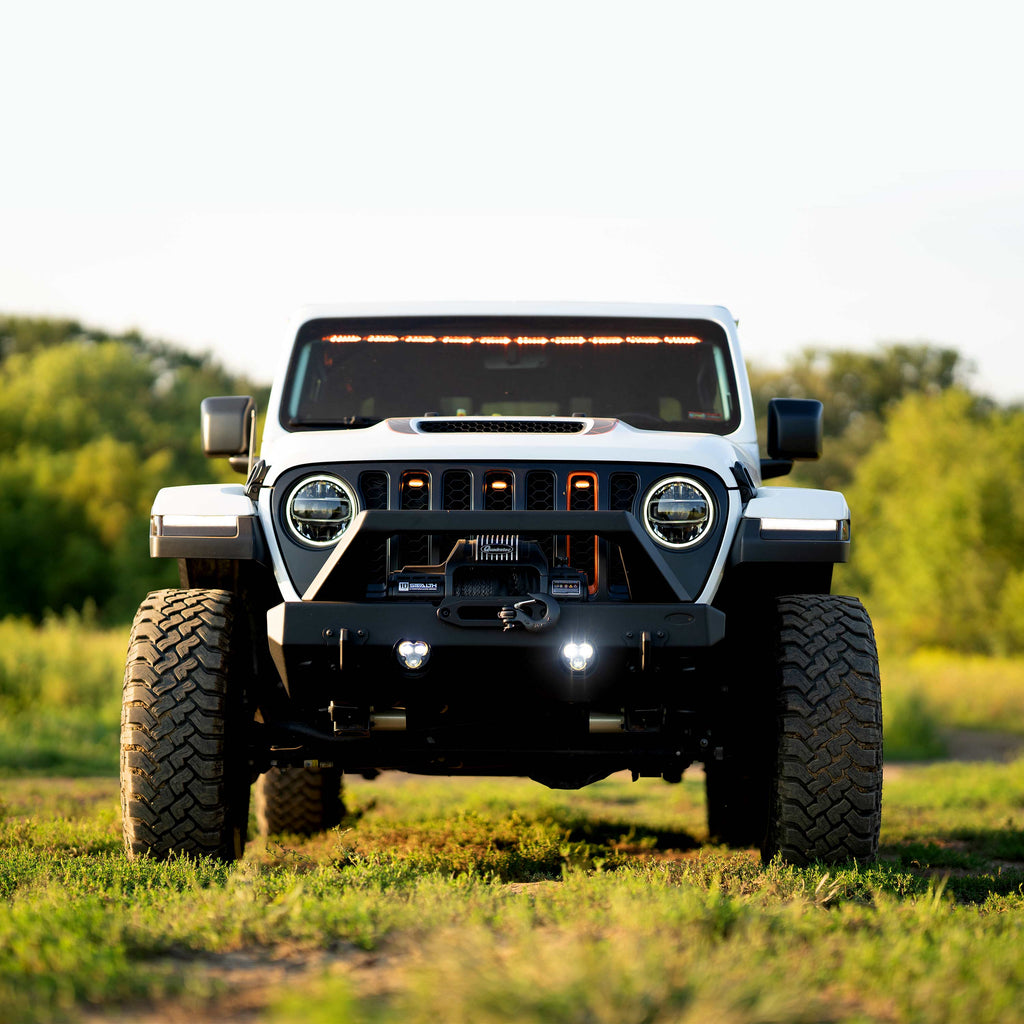 KC Flex Era 3 LED DM SAE Fog 2- Light Master Kit 10-24 Jeep JK JL JT Aftermarket KC HiLiTES