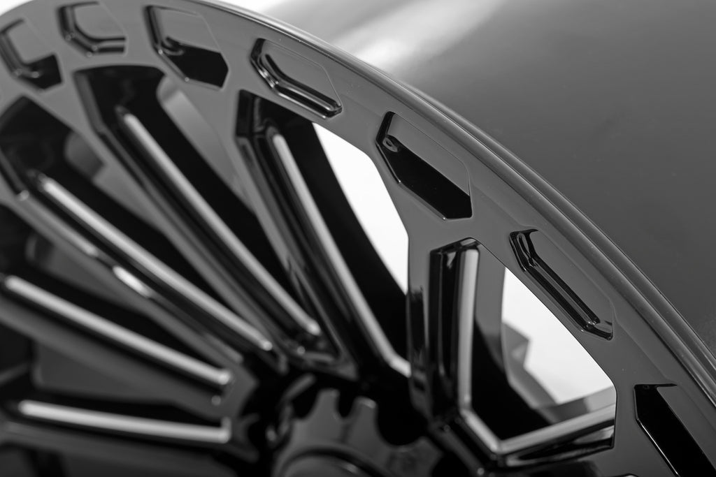 97 Series Wheel One-Piece Gloss Black 20x10 8x6.5 -19mm Rough Country
