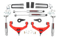 3.5 Inch Lift Kit w/ Overloads Red Silverado/Sierra 2500HD/3500HD (11-19) Rough Country