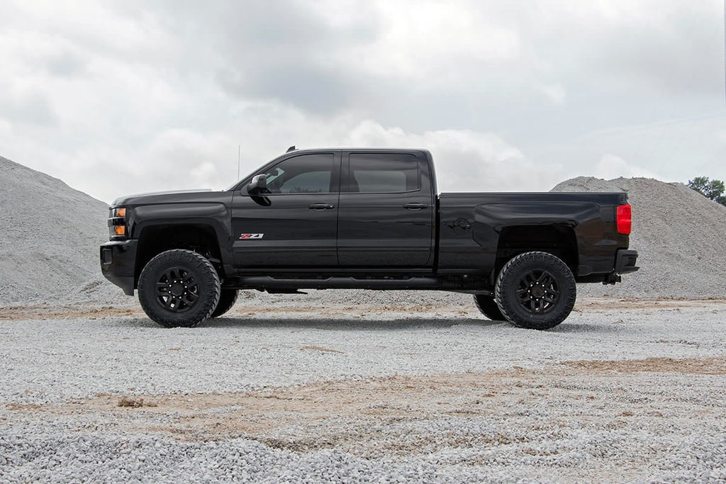 3.5 Inch Lift Kit V2 w/ Overloads Red Silverado/Sierra 2500HD/3500HD (11-19) Rough Country