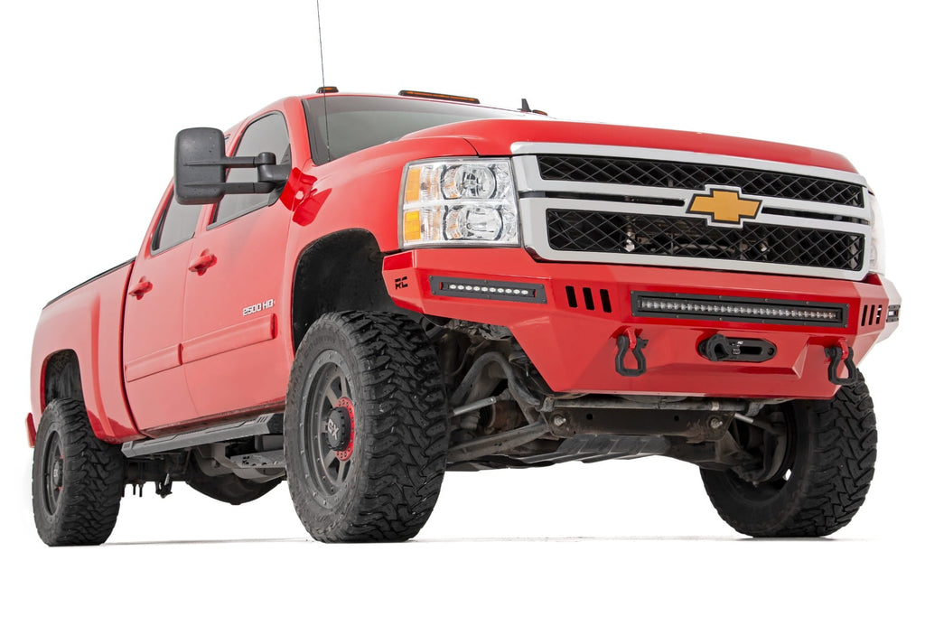 3.5 Inch Knuckle Lift Kit M1 w/ Overloads Red Silverado/Sierra 2500HD/3500HD (11-19) Rough Country