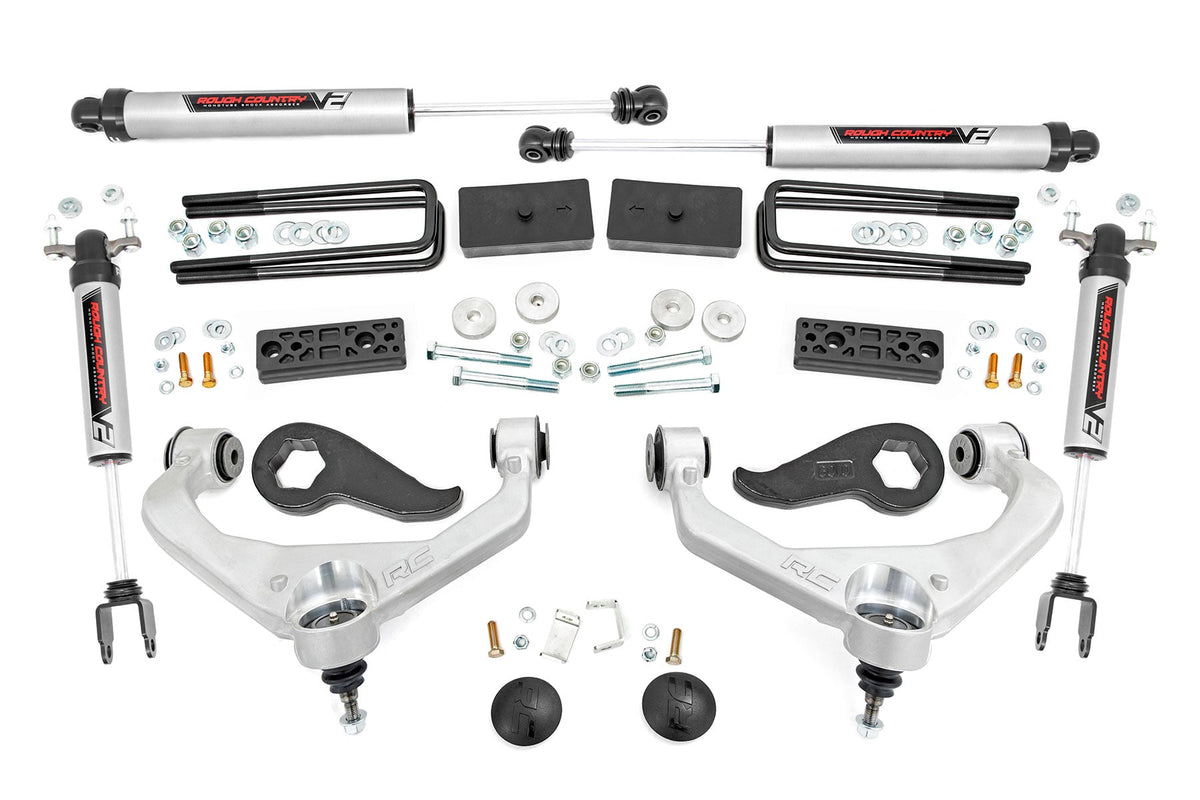 3 Inch Lift Kit UCAs V2 w/ Overloads Silverado/Sierra 2500HD/3500HD (20-26) Rough Country