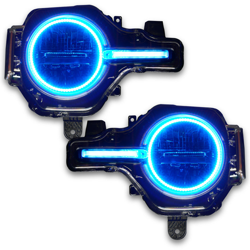Oracle 2122 Ford Bronco Headlight Halo Kit w/DRL Bar Base Headlights w/Simple Control